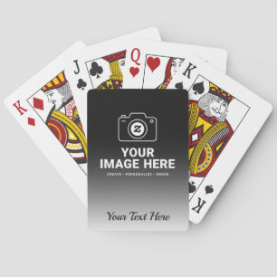 Jeu De Cartes Photo et message personnalisé