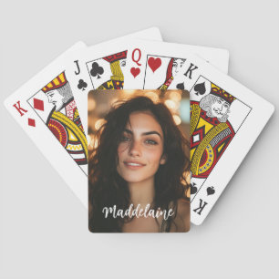 Jeu De Cartes Photo et nom personnalisés