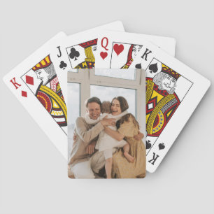 Jeu De Cartes Photo et texte personnalisés Personnalisés