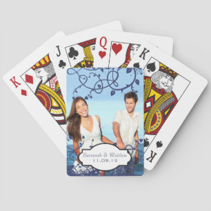 Jeu De Cartes Photo Marine Vines Tourbillonnant Mariage Cadeau C