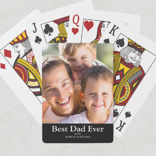 Jeu De Cartes Photo Meilleur Papa