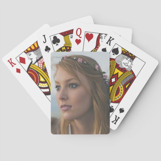 Jeu De Cartes Photo personnalisée (dos)