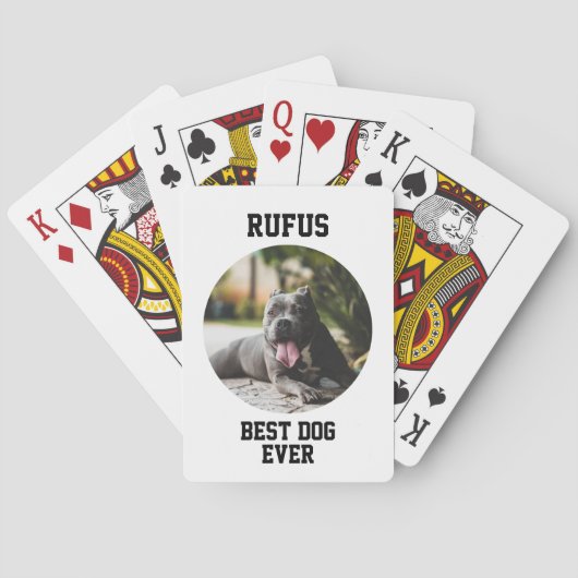 Jeu De Cartes Photo personnalisée (dos)