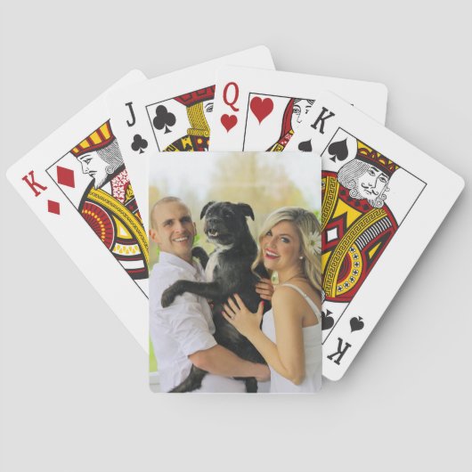 Jeu De Cartes Photo personnalisée (dos)