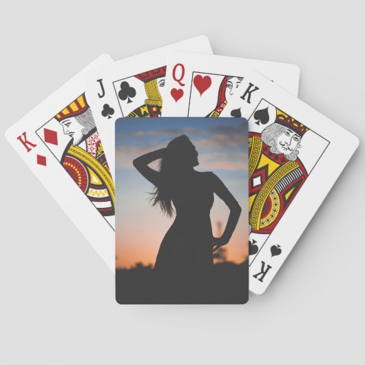 Jeu De Cartes Photo personnalisée (dos)