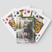 Jeu De Cartes Photo personnalisée (dos)