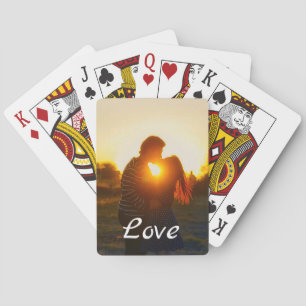 Jeu De Cartes Photo personnalisée Amour Girlfriend Petit ami Scr