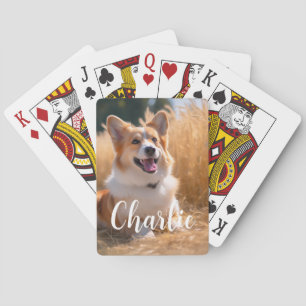 Jeu De Cartes Photo personnalisée avec animal de compagnie avec 