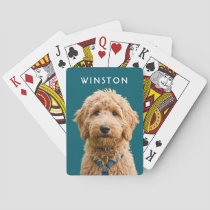 Jeu De Cartes Photo Personnalisée Nom de Chien - LIRE LA DESCRIP