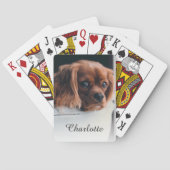 Jeu De Cartes Photo personnalisée pour animal de compagnie (dos)