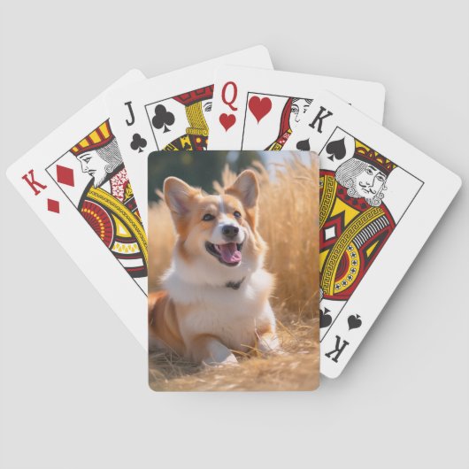 Jeu De Cartes Photo personnalisée pour animaux (dos)
