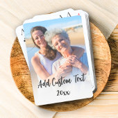 Jeu De Cartes Photo pleine verticale personnalisée élégante pers