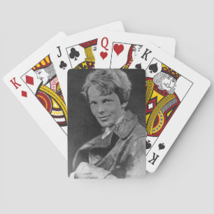 Jeu De Cartes "Photo signée par Amelia Earhart"