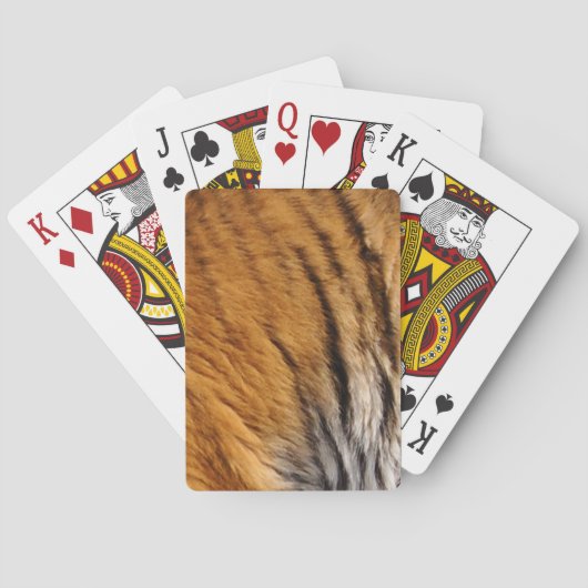 Jeu De Cartes Photo Tiger Stripes Big Cat Wildlife (dos)
