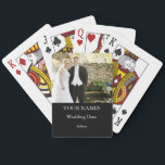 Jeu De Cartes Photo Wedding<br><div class="desc">Personalized custom photo wedding playing cards that you can customize with your own photo.</div>