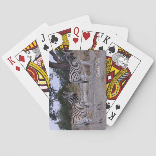 Jeu De Cartes Photo Zebra Double Take (dos)