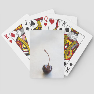 Jeu De Cartes Photographie de Cerise Rouge Fraîche