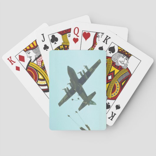 Jeu De Cartes Photographie II de Lockheed CC-130E (dos)