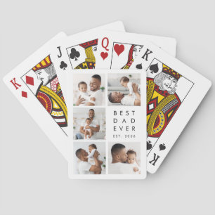 Jeu De Cartes Photos personnalisées Meilleur Papa de tous les te