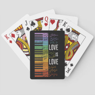Jeu De Cartes piano arc-en-ciel