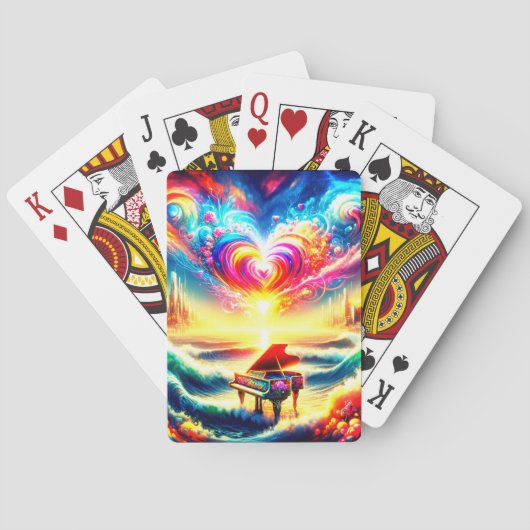 Jeu De Cartes Piano Art (dos)