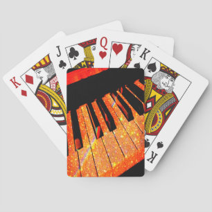 Jeu De Cartes Piano Players Vraiment Chauds, Cool