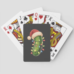 Jeu De Cartes Pickle de Noël Pickle dans la lumière de Noël Pick