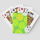 Jeu De Cartes Pickleball Anniversaire Soirée Sport Vert (dos)