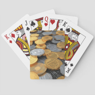 Jeu De Cartes Pièce de Crypto Moderne