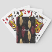 Jeu De Cartes Pieds d'or rouge noir (dos)