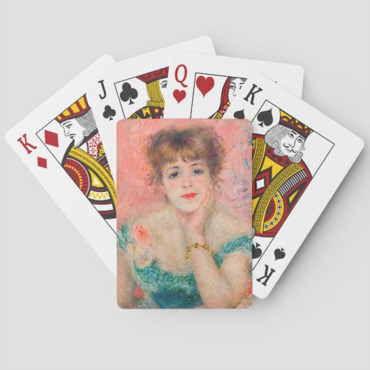 Jeu De Cartes Pierre-Auguste Renoir - Actrice Jeanne Samary (dos)