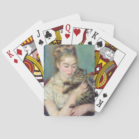 Jeu De Cartes Pierre-Auguste Renoir - Femme avec chat (dos)