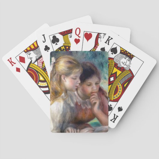 Jeu De Cartes Pierre-Auguste Renoir - Lecture (dos)