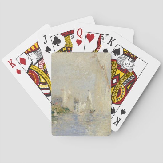 Jeu De Cartes Pierre une régate de Renoir | à Argenteuil (dos)