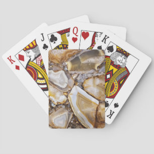 Jeu De Cartes Pierres de géode poli