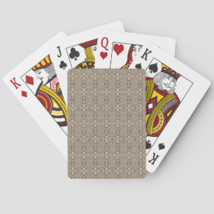 Jeu De Cartes Pierres Naturelles de Quartz Abstrait Vintage