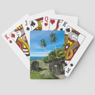 Jeu De Cartes Pierres Rai Sur L'Île De Yap