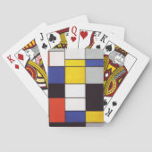 Jeu De Cartes PIET MONDRIAAN - Compositon A 1923 (dos)