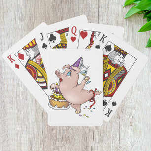 Jeu De Cartes Pig d'anniversaire Jouer des cartes