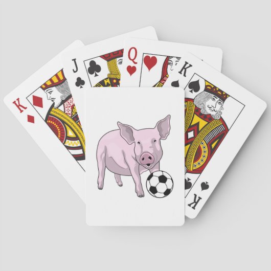 Jeu De Cartes Pig Soccer joueur Soccer (dos)