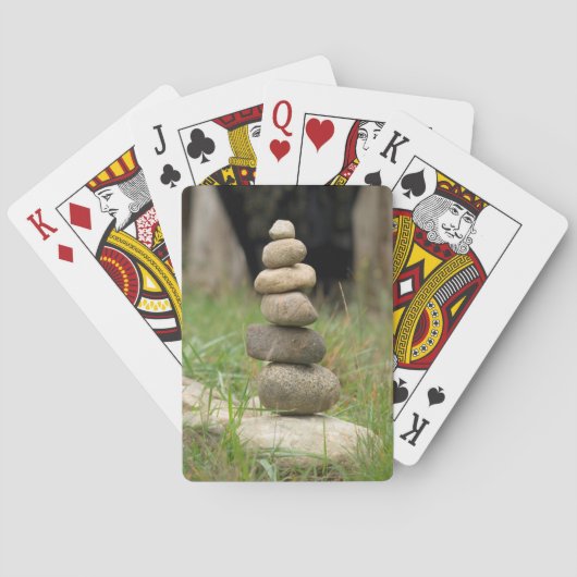 Jeu De Cartes Pile De Roches Équilibrées (dos)