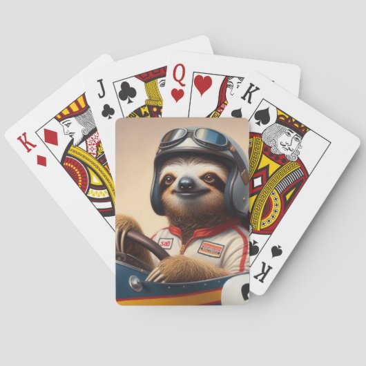 Jeu De Cartes Pilote Sloth Racecar (dos)