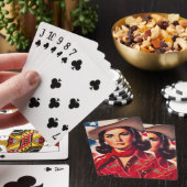 Jeu De Cartes Pin-up Western Vintage (In Situ)