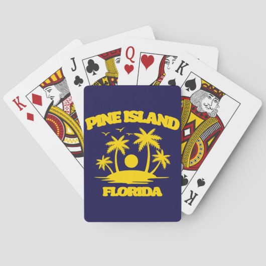 Jeu De Cartes Pine Island Floride (dos)