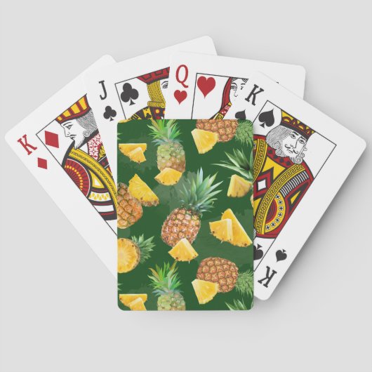 Jeu De Cartes Pineapple Pattern 9 (dos)