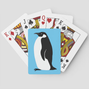 Jeu De Cartes Pingouin Aqua noir blanc
