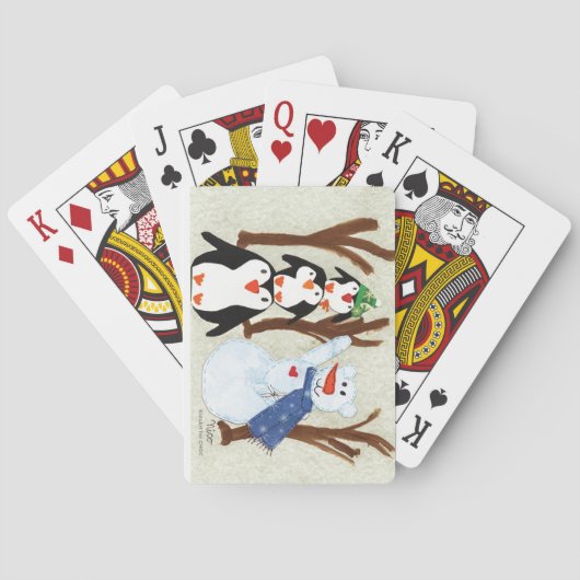 Jeu De Cartes Pingouin - Art pour enfants pour CHOC (dos)