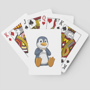 Jeu De Cartes Pingouin avec la coupe du café