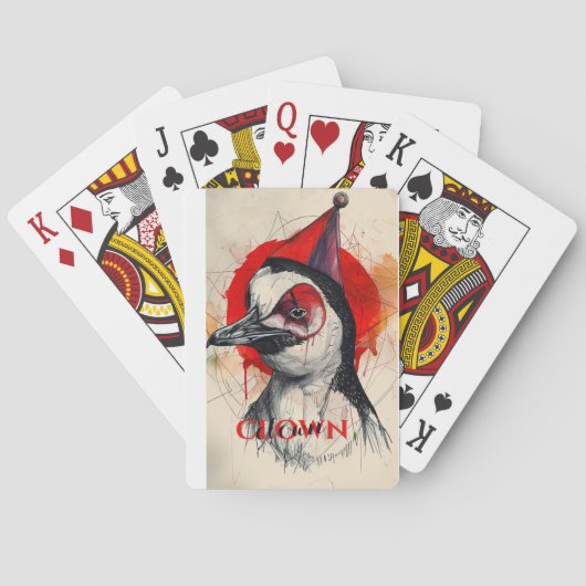 Jeu De Cartes Pingouin clown (dos)