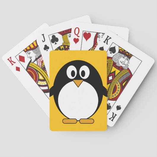 Jeu De Cartes Pingouin de dessin mignon et moderne (dos)